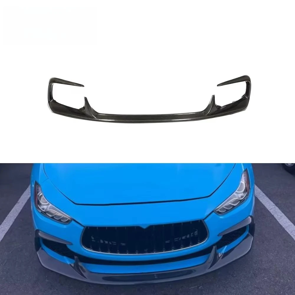 

Carbon Fiber Front Lip for Maserati Ghibli Sedan 4-Door 2014-2016