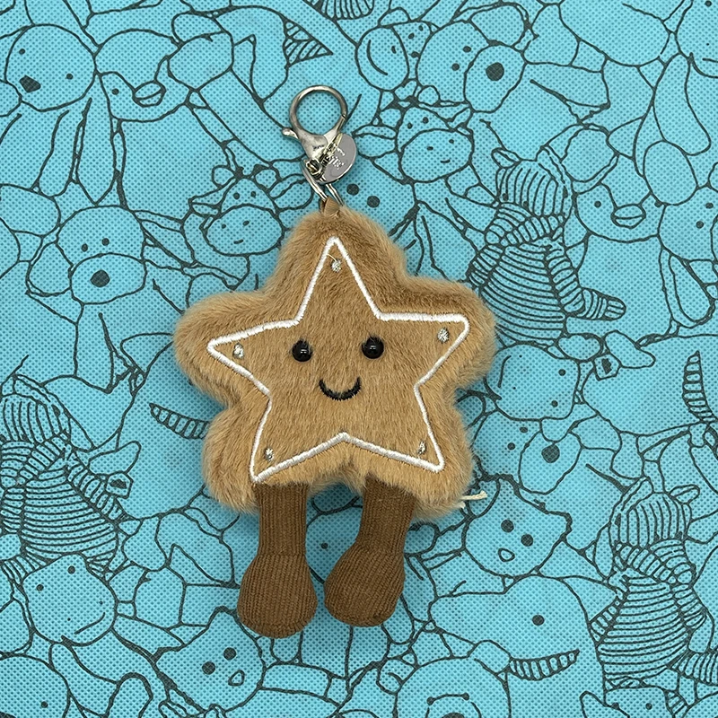 Sonnenblumen-Plüsch-Schlüsselanhänger, Schildkröten-Design, weiches Spielzeug, Croissant-Erdnuss-Rucksackanhänger, lustiges Geschenk für alle Altersgruppen – Detail 7