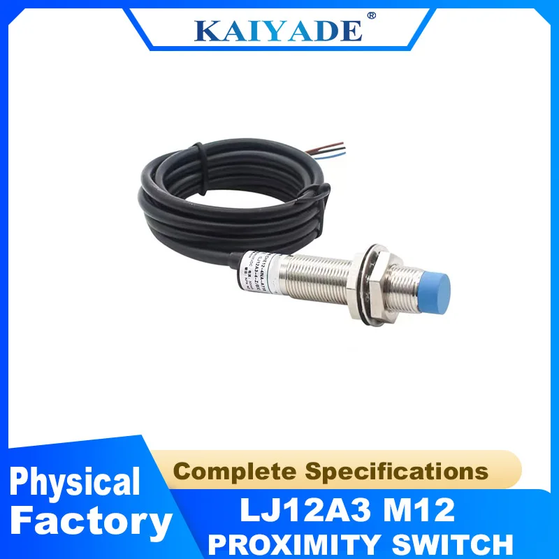 2PCS M12 LJ12A3-4-Z Inductive Proximity Sensor Switch CNC Approach Sensor Sensing Distance DC12-24V AC110-220V NO NC NPN PNP