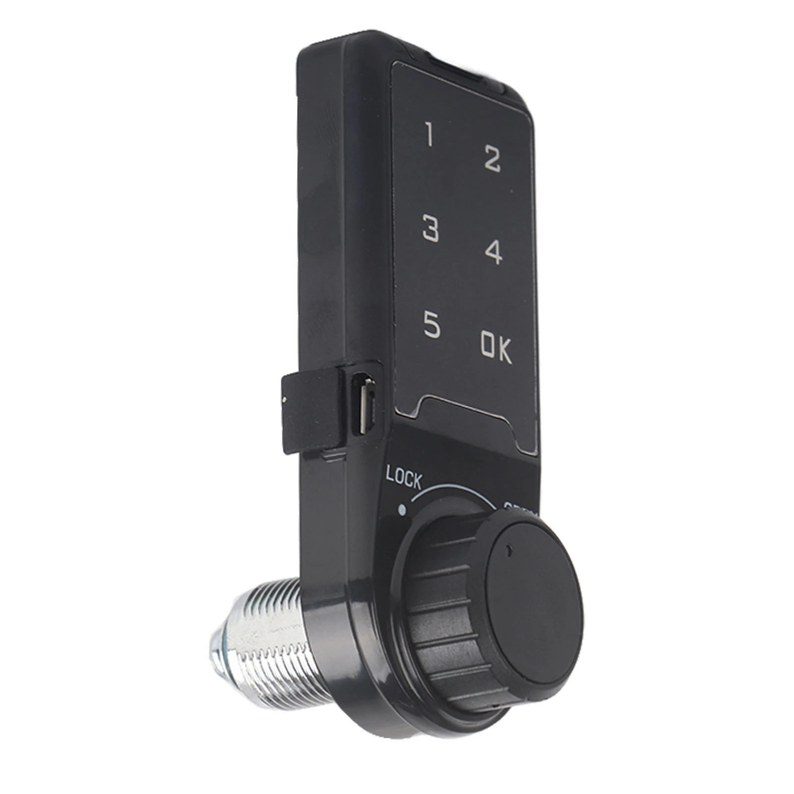 Touch Keypad Password Key Access Lock Digital Electronic Security Cabinet Coded Locker L=30mm