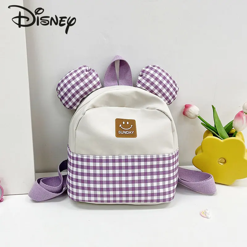 Disney Mickey New Children's Backpack Moda Escola Estudante de Alta Qualidade Cartoon Leisure Lightweight Travel Backpack