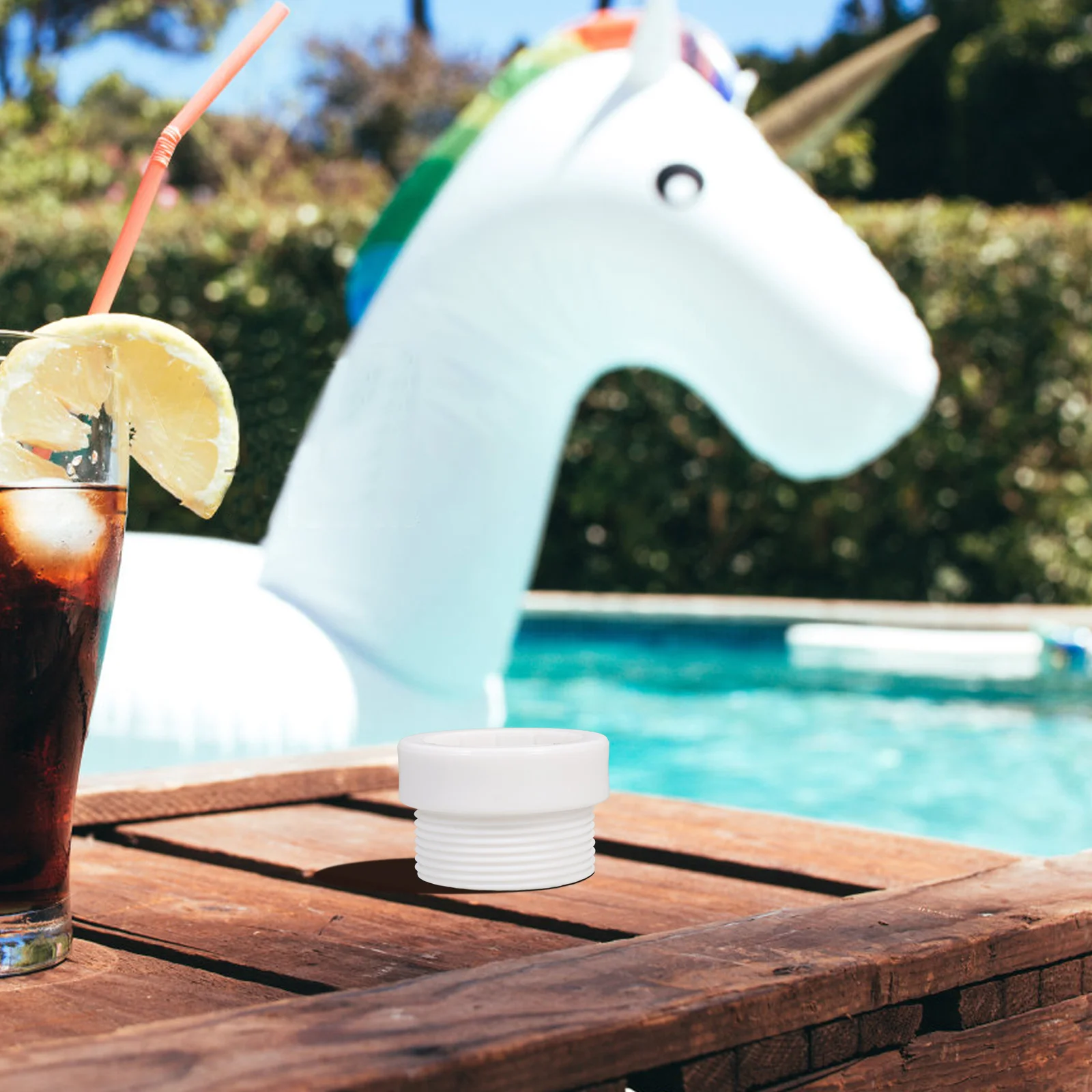 

Heavy Duty Pool Umbrella Stabilizer Insert Sleeve Ensures Firm Hold in Windy Conditions Compact for Easy Storage and Transport