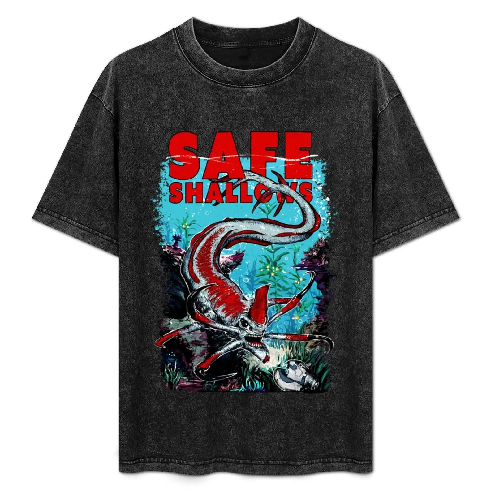 

Subnautica Video Game Safe Shallows T-Shirt Functional Casual Short Sleeve Tee
