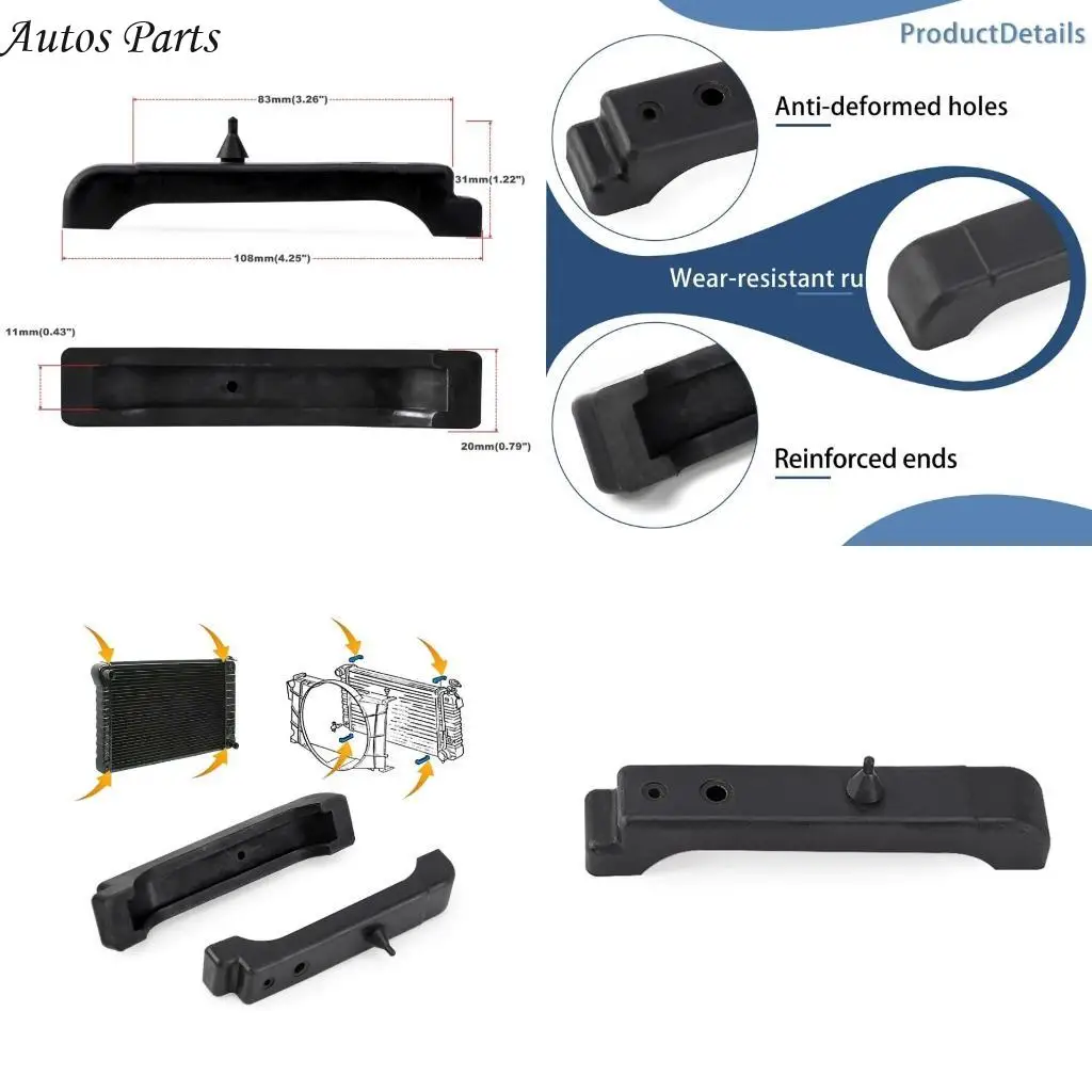 

57BA Upper and Lower Mounting Cushion Radiator Support Pad 4012-326-682S