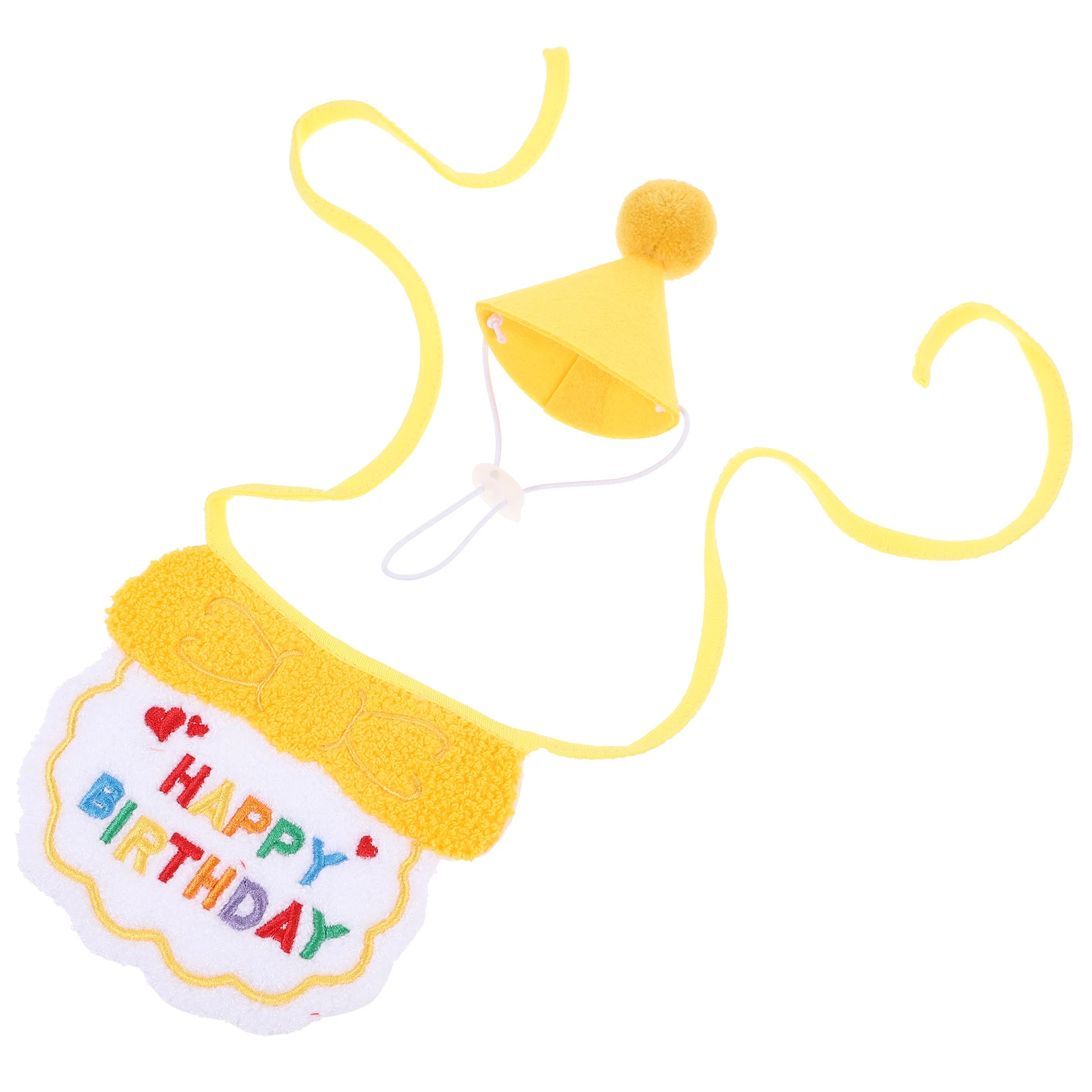 

Pet Saliva Dog Hat Cat Headwear Puppy Accessories Wear Resistant Lightweight Birthday Dog Supply Portable Reusable