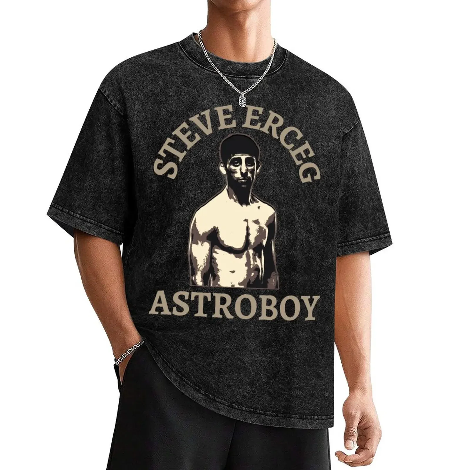 Steve Erceg Astroboy T-Shirt cute tops new edition black t shirts for men