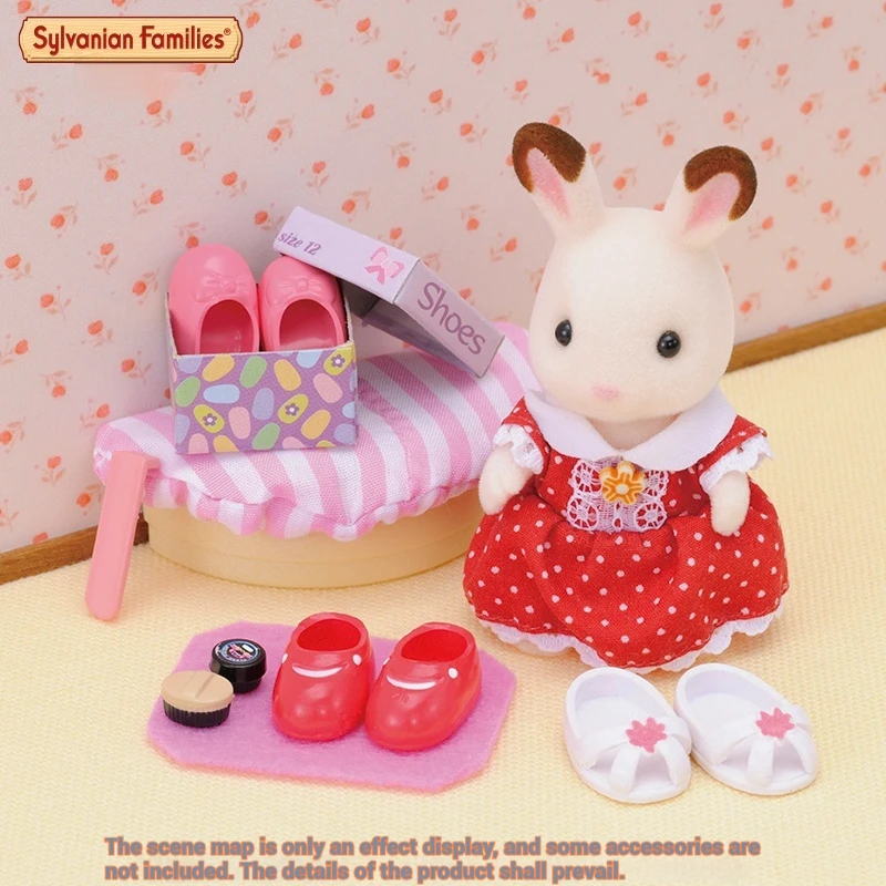 Authentic Sylvanian Families Anime Character Simulation Playhouse Toy Room Decoration Toy Christmas Gift