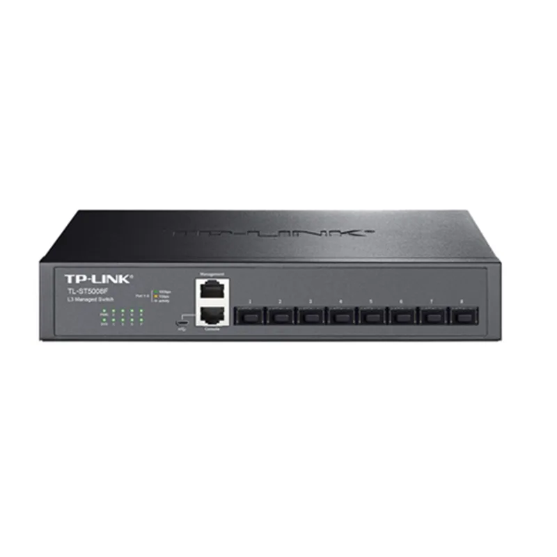 TP-Link 10gbe Switch  Sfp+ All 8*10000mbps 3-layer Network TL-ST5008F Internet Hub Web Management NAS Core  static router