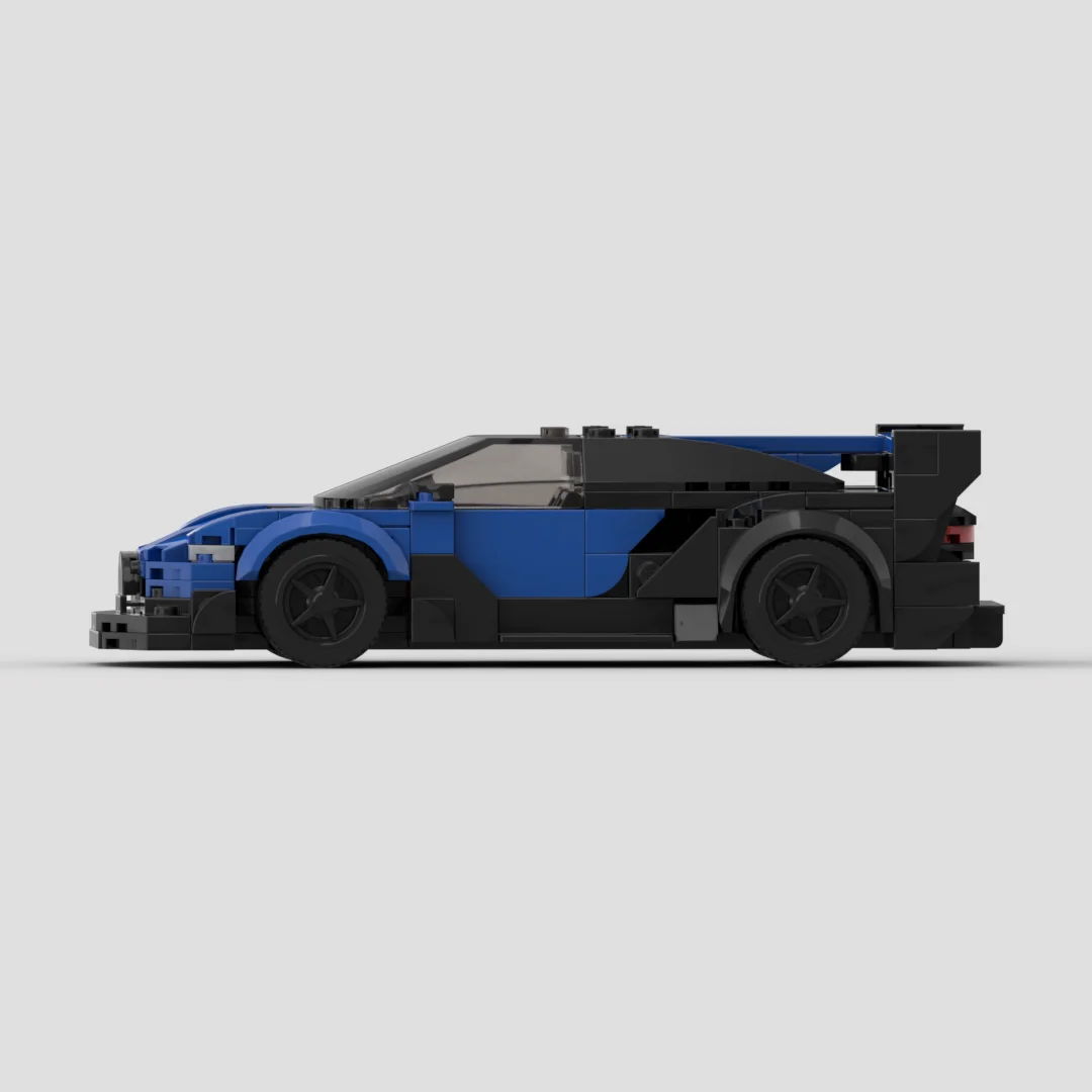 MOC Bolide Vision GT racing Racer Building Blocks Brick Creative Garage Toys for Boys Gifts