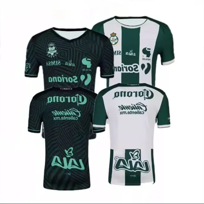 2425 Santos Laguna Jersey Home and Away Santos Laguna Soccer Jersey Soccer Jersey 3D Printed Breathable Comfortable Adult T-Shir