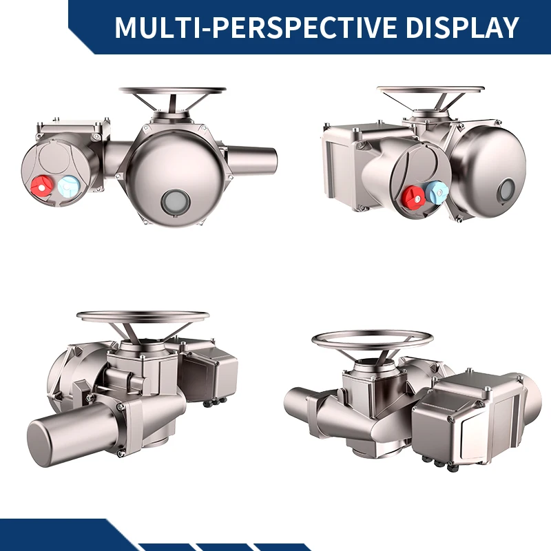 Weatherproof Multi Turn Modulating Duty Electric Motorized Gate Valve Actuator IP67 Nema4 in Oil and Gas