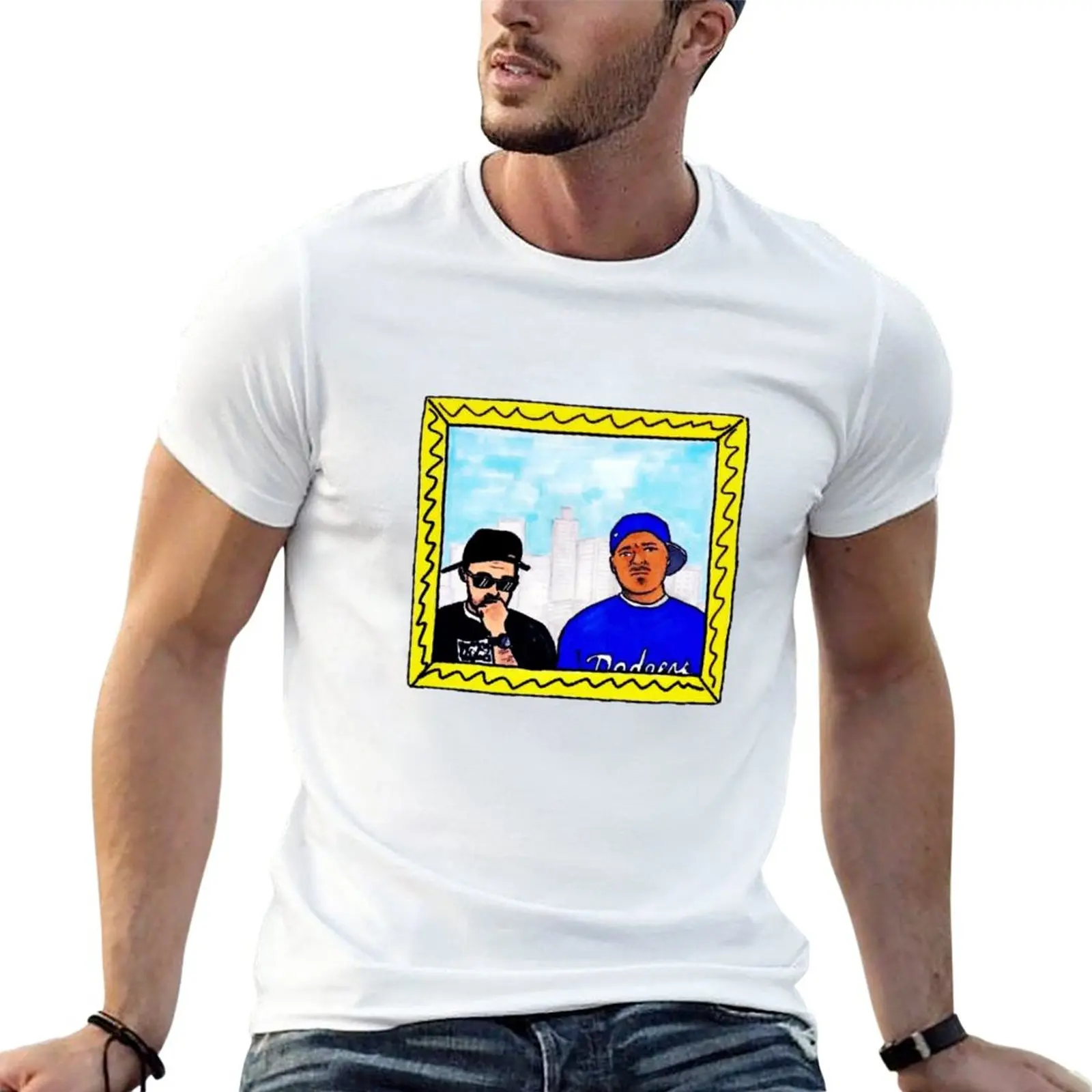 New People Under The Stairs Sincerely The P Hip Hop Rap Underground T-Shirt graphic t shirts sweat shirt T-shirts for men cotton