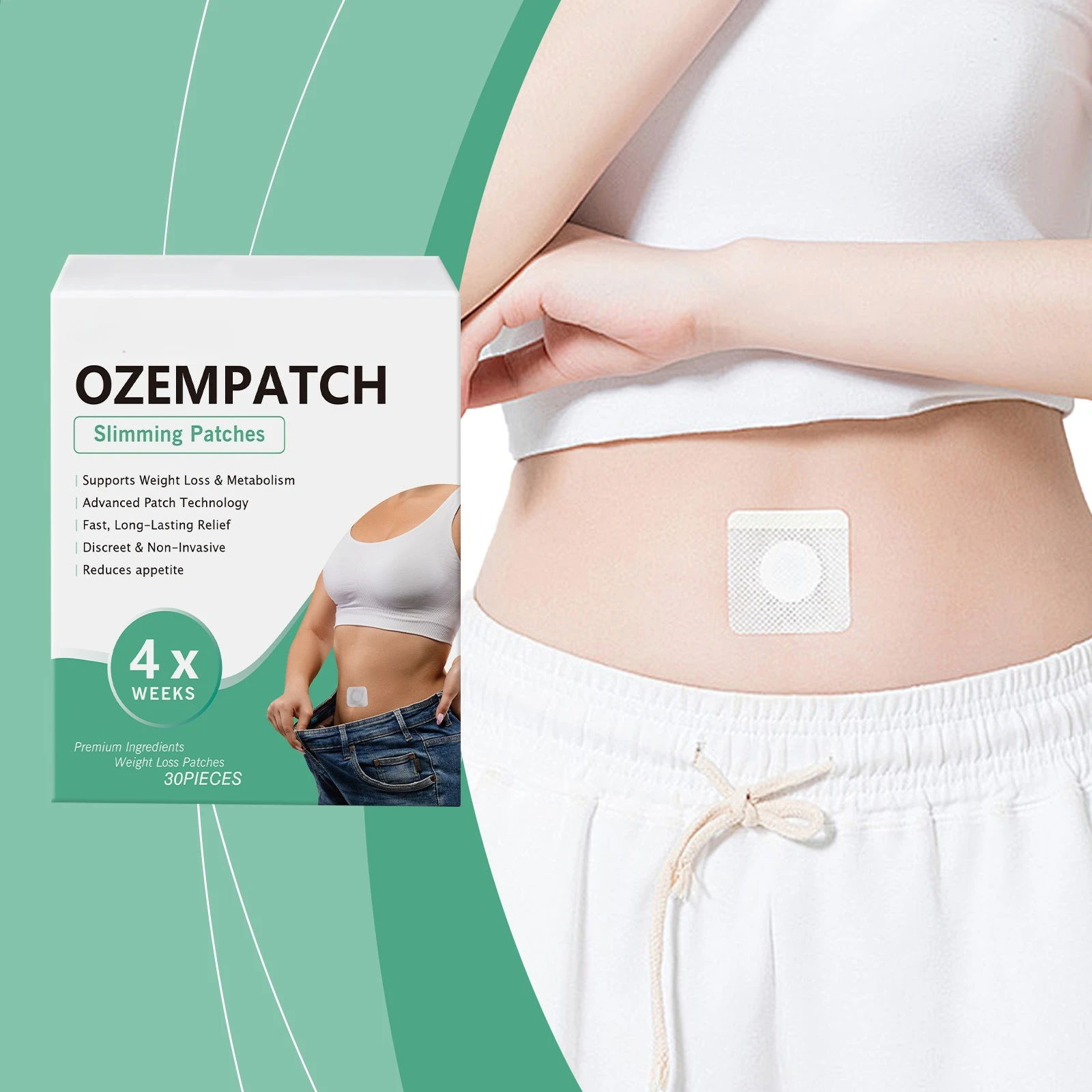 

Belly Patch Fast Burning Fat Detox Abdominal Navel Sticker Dampness gently for the contours of the body skin daily care pad