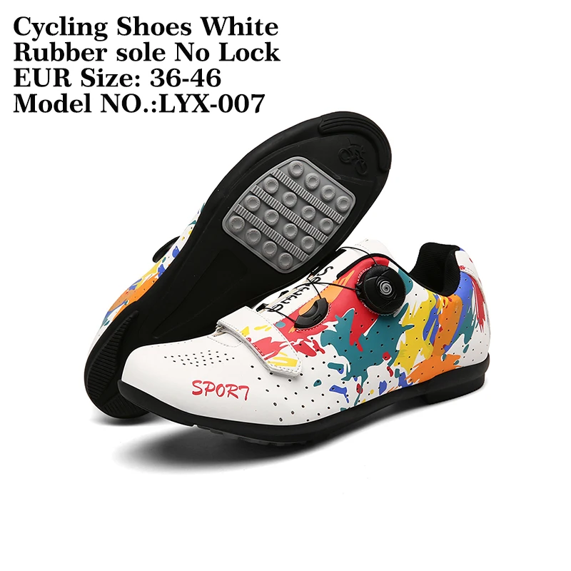 New Bicycle Sports Shoes MTB Pedal Bicycle Shoes Men's and Women's Mountain Cycling Shoes Anti slip Shoes Road Speed Shoes