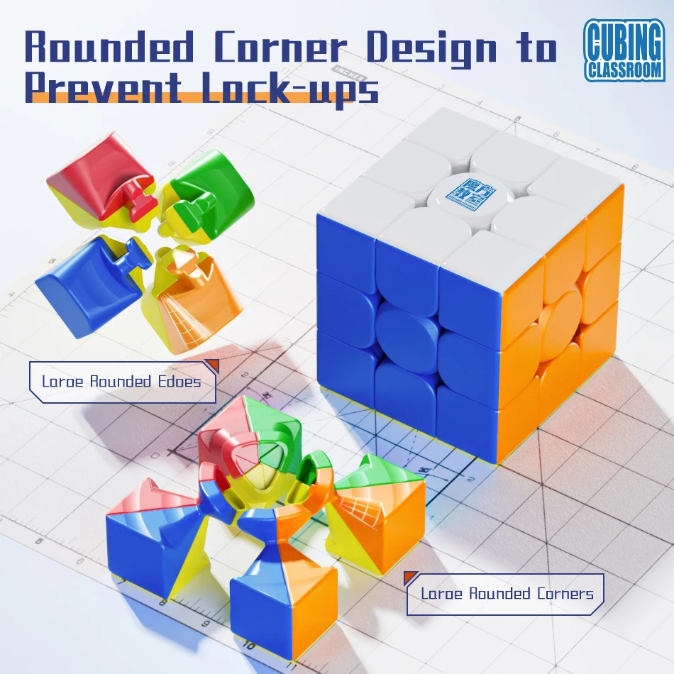 MOYU MeiLong 2x2 3x3 4x4 5x5Magnetic Magic Cube WCA Competition Timer Set  Professional Speed Puzzle Toys kid Gift Cubo Magico