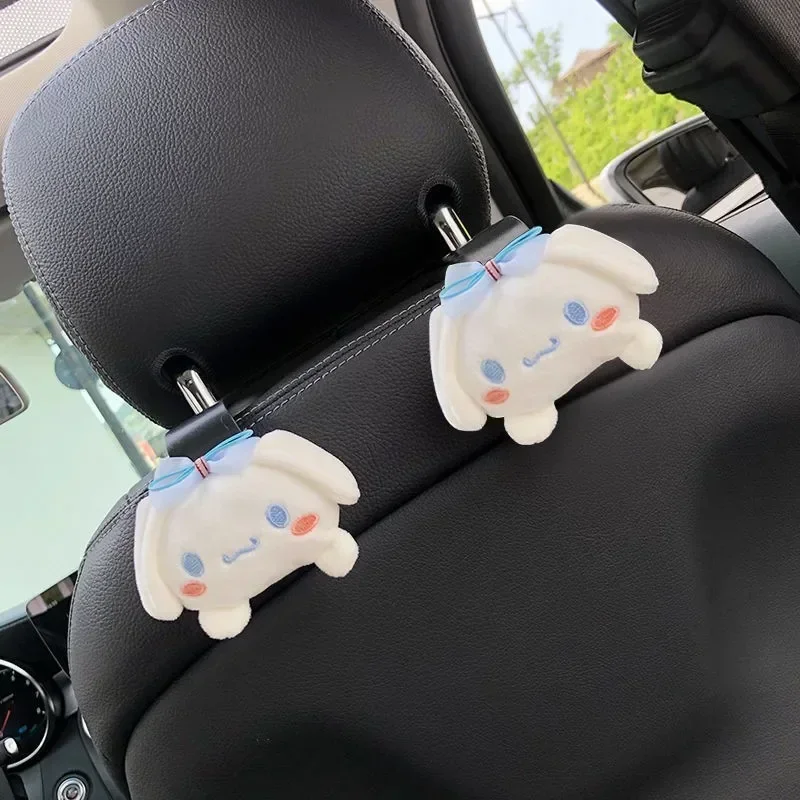 ตะขอรถการ์ตูนน่ารักอะนิเมะสุนัขกระต่ายกระเป๋าถือจัดเก็บรถที่นั่งแถวภายในมัลติฟังก์ชั่นตกแต่ง