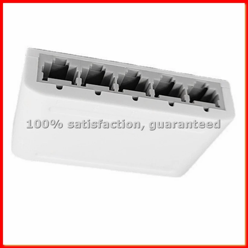 5 Port Data Switch,Network Hub,Desktop Ethernet Splitter,Plug & Play Shielded Ports Fanless Quiet-A68X