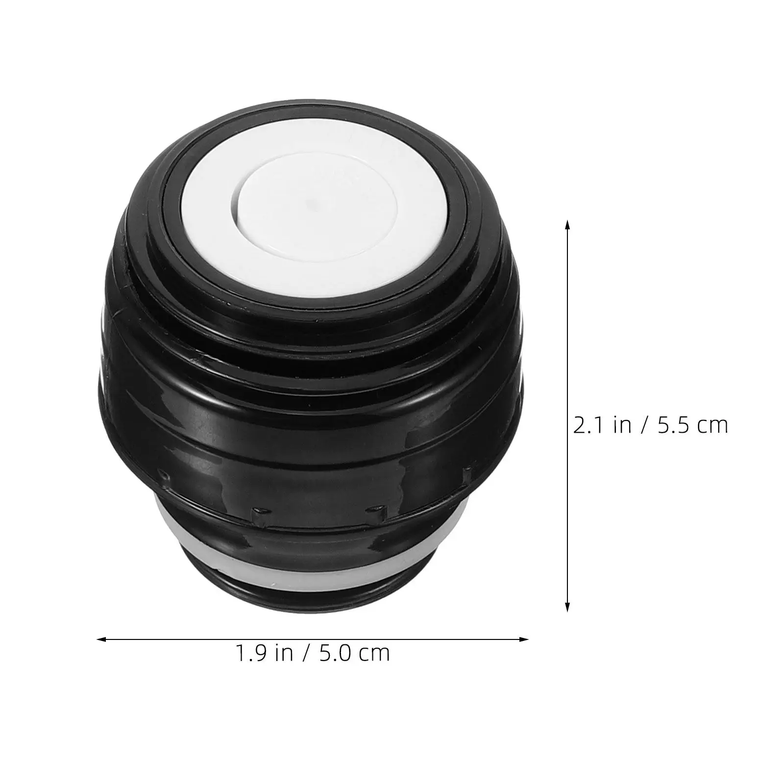 4Pcs Vacuum Flask Lid Insert 4.5cm Leak Proof Seal Gasket Replacement Plug for Thermal Cup Water Bottle Leakproof Lid Cover