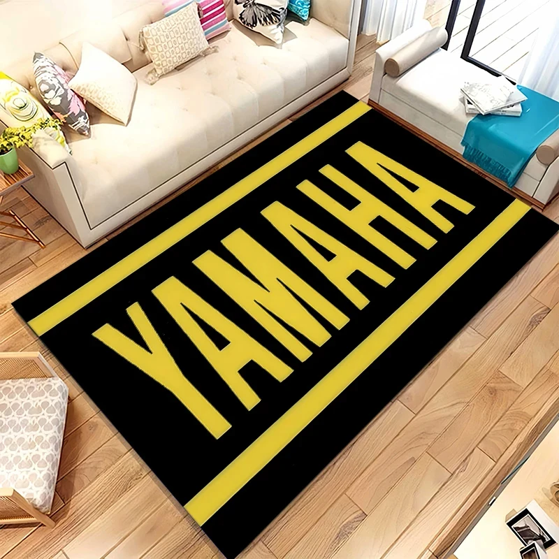 VIKAMA Cool Yamaha Logo Area Rug Non-Skid Stain Resistant Durable Washable Floor Mat for Garage Entryway Bedroom