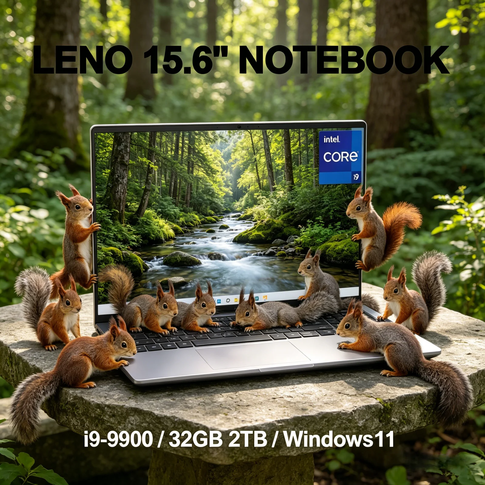 

Lenovo 15.6 Inch Laptop Intel Core I9 9900 32GB RAM 1TB/2TB Storage 1920x1080 HD Display Windows 11 Pre-installed Gaming Compute