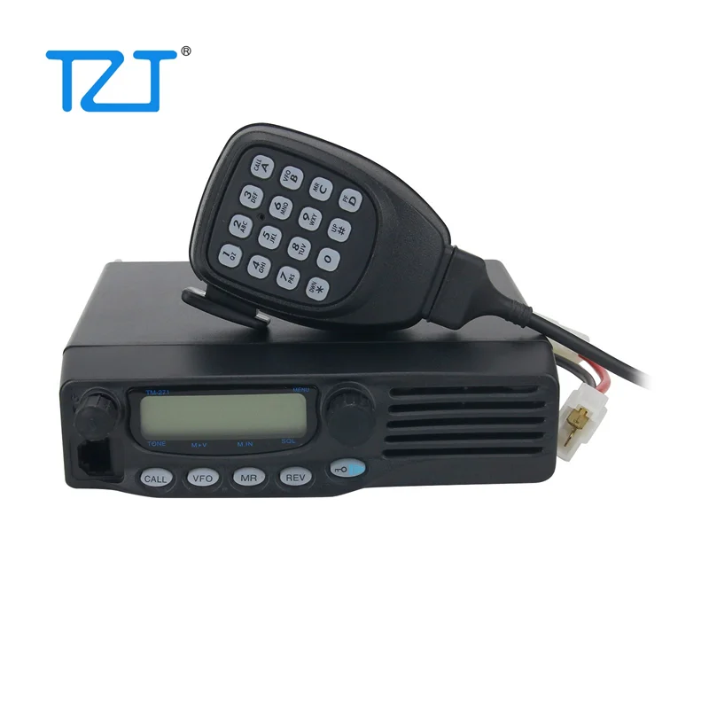 

TZT TM-271A 136-174MHz 60W Mobile Radio VHF FM Transceiver Base Station Distance Over 10KM For KENWOOD