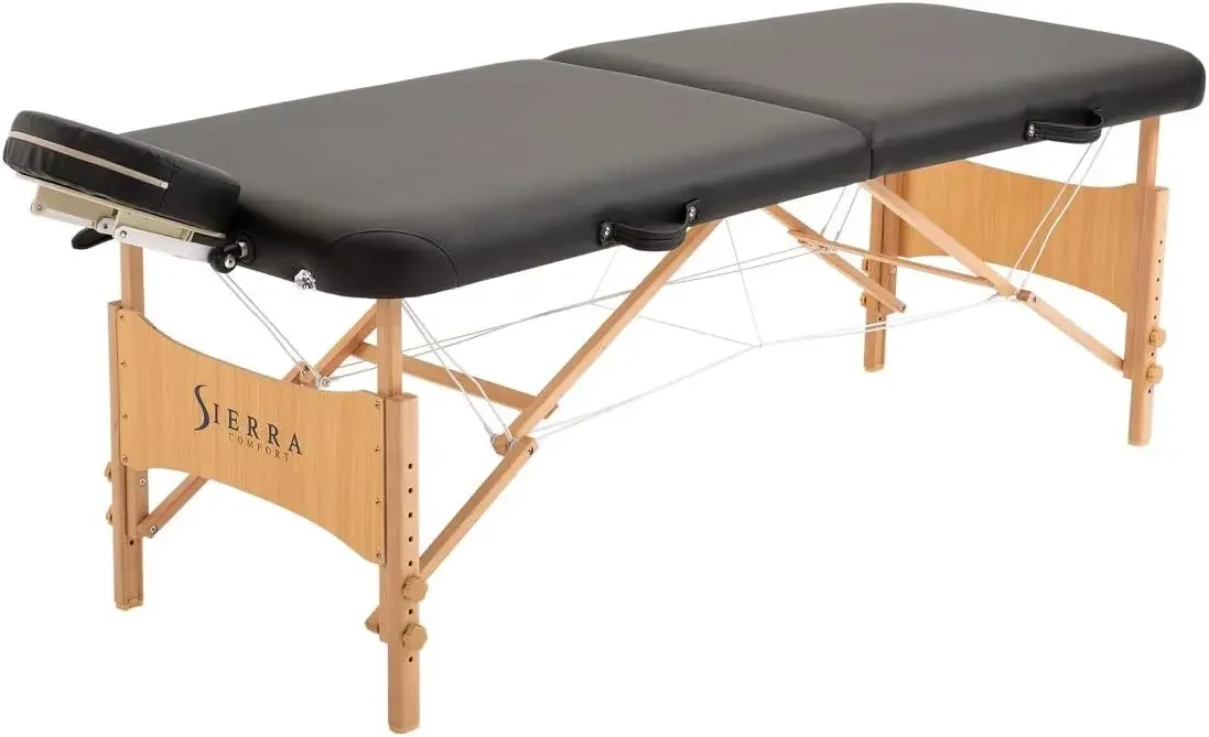 Comfort Preferred Portable Massage Table (Black), SC-501A