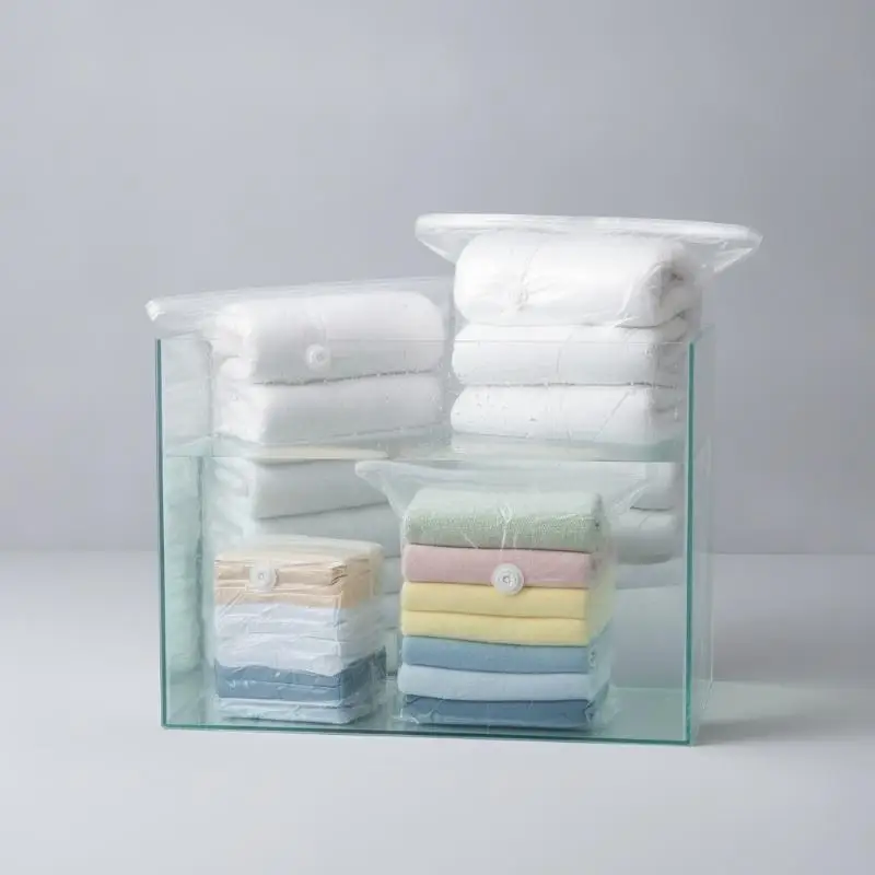 Reusable Vacuum Compression Packing Bags Portable Sealer for Clothes Travel Suitcase Wardrobe Organizer