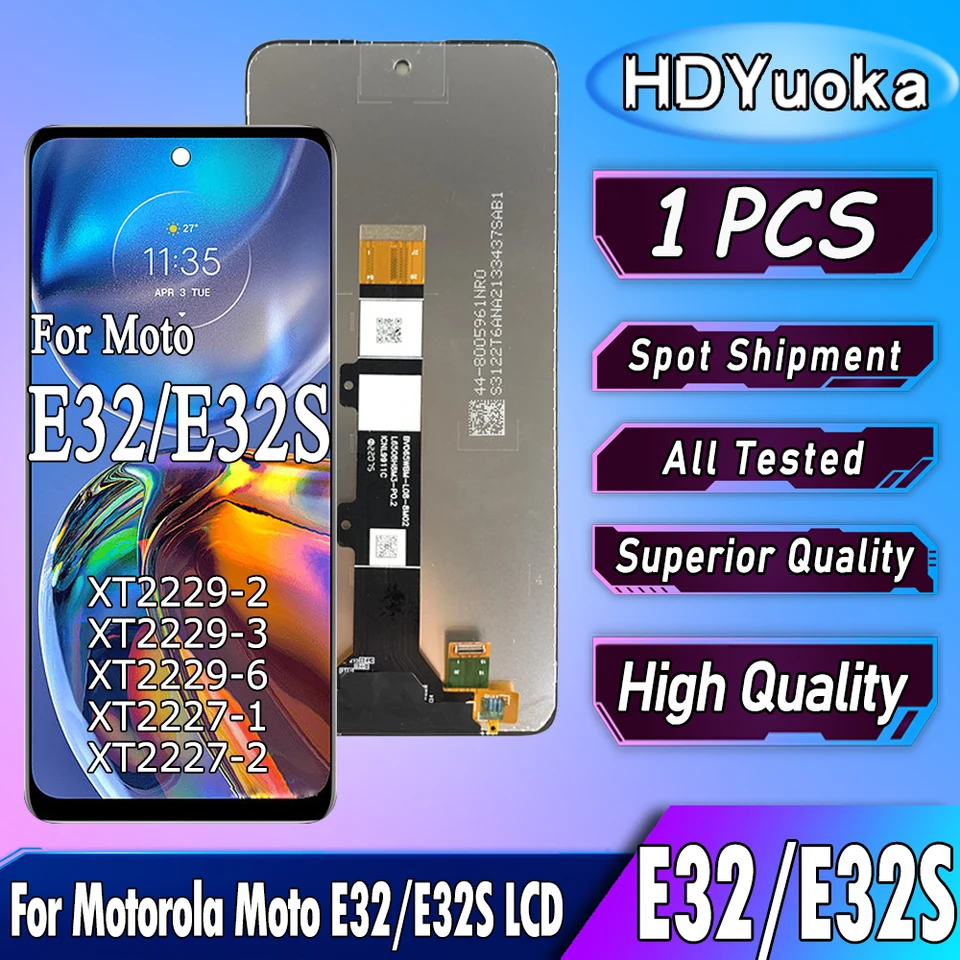 6.5 LCD Touch Screen for Moto E32/E32S