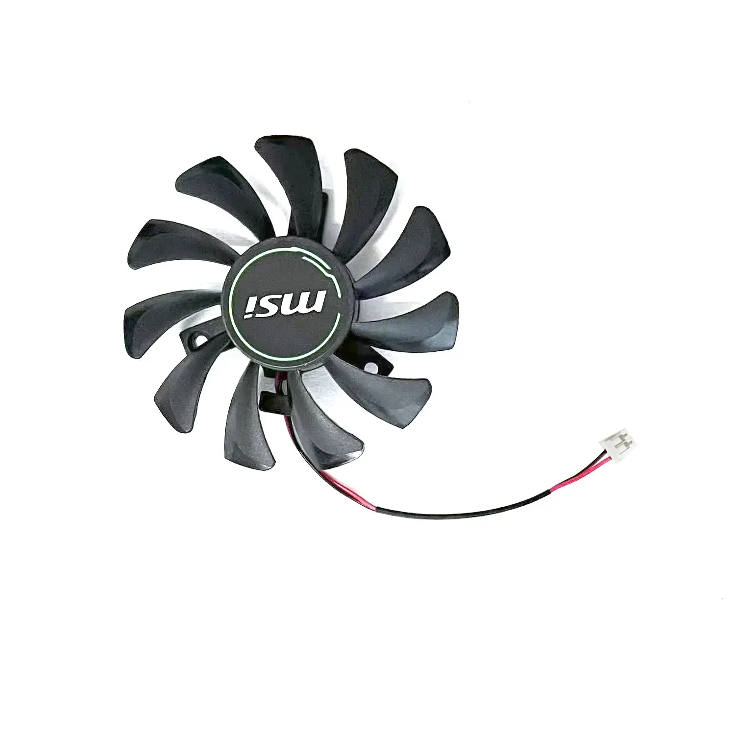 Ventilador de placa gráfica Gpu, 2pin, 75mm, ha8010h12f-z, para msi geforce gtx 1650, super Ventus, xs