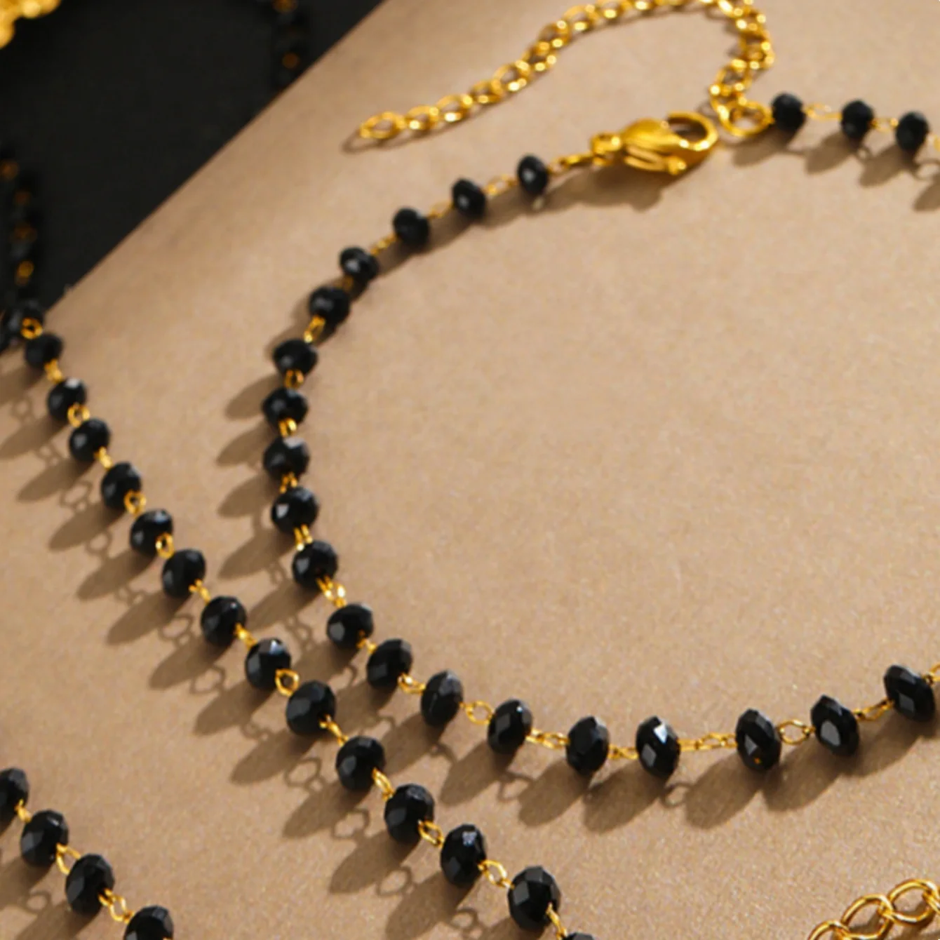 Jewelry Set necklace bracelet with Simple Atmospheric Black Imitation Pearl Design  For  Women  Exquisite Party