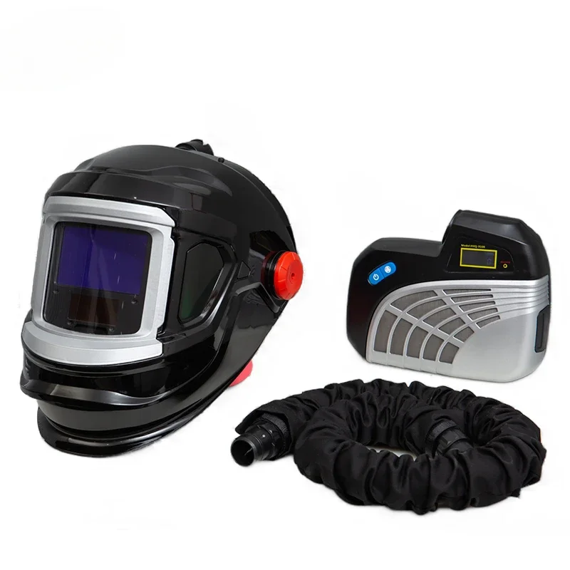 Automatic Photosensitive Welding Mask Solar Power Auto Darkening Air Purifying Respirator with Welding Helmet