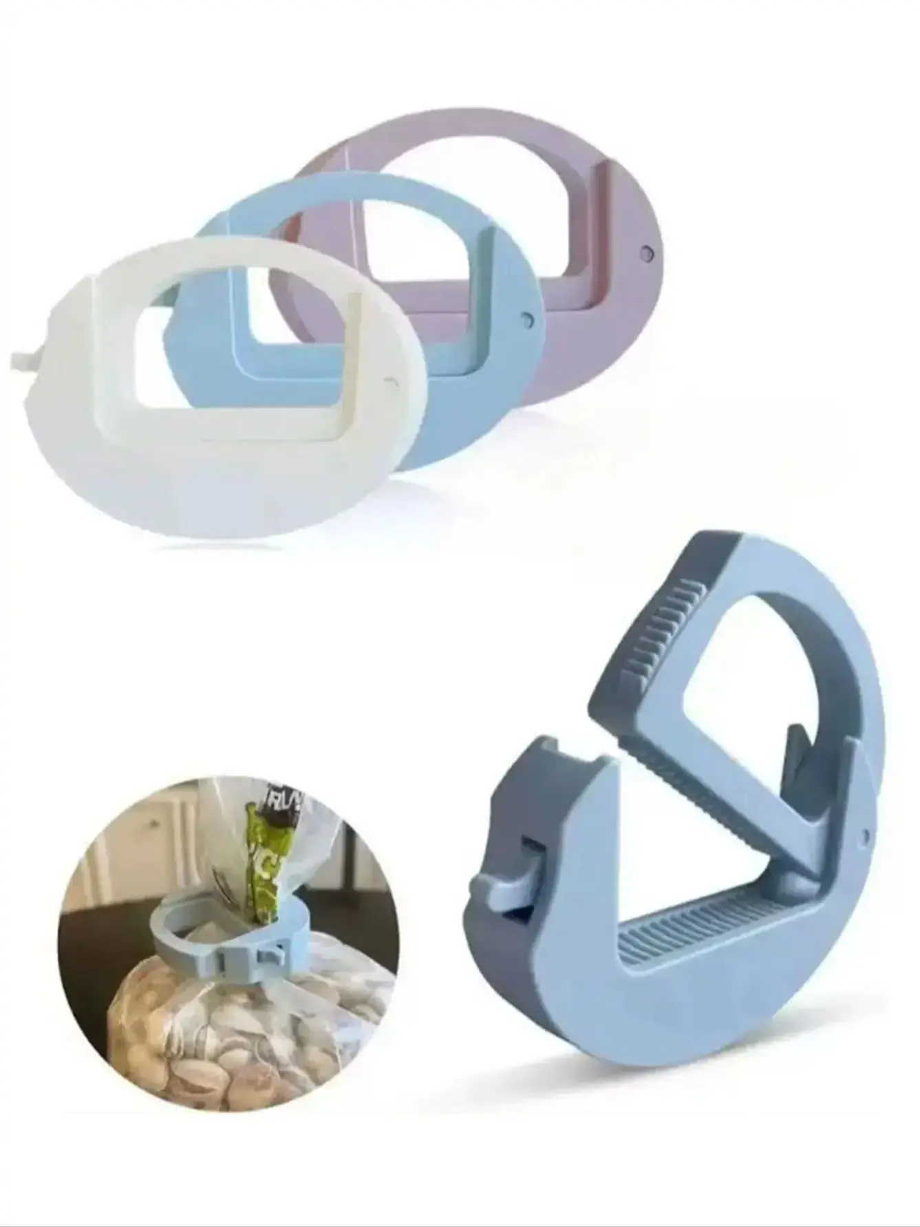 

Home Daily Use Food Storage Sealing Clip Safety Clip/Food Moisture-Proof Clip with Magnet 1Pcs