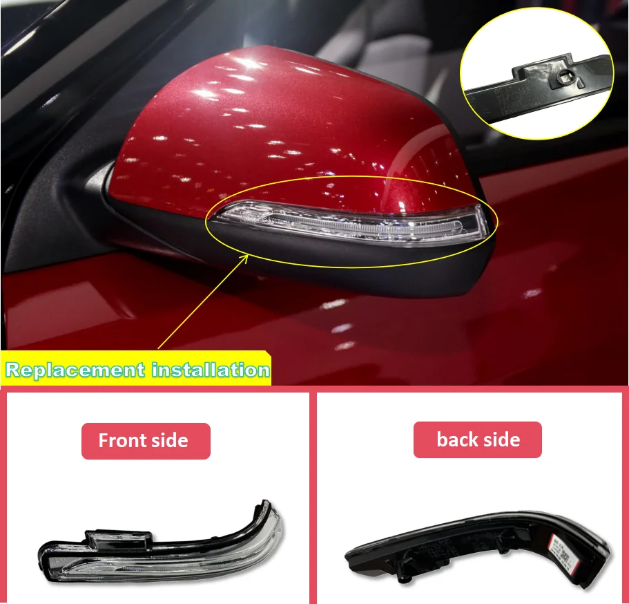 For Hyundai Ix25 creta 2015-2019 Side Rearview Mirror Turn Signal Lamp Left Right LED Car Light car Accessories