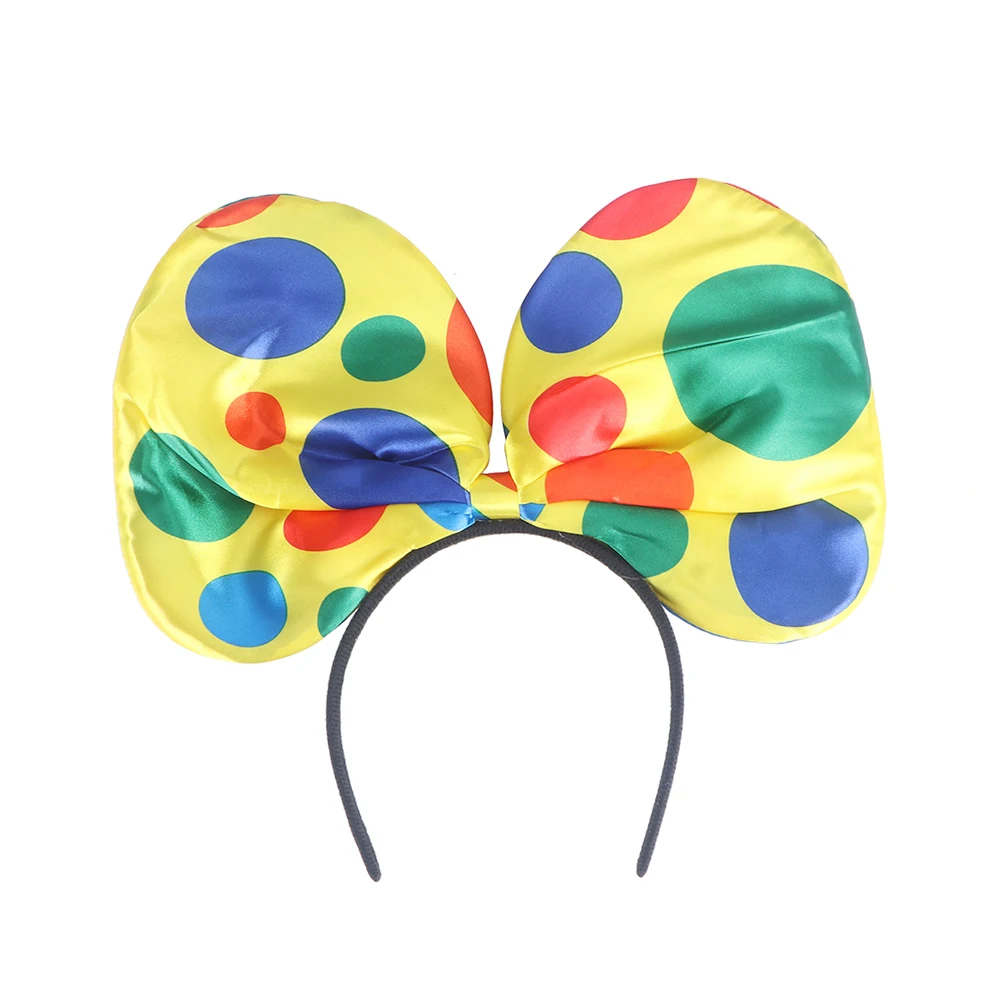 

2Pcs Clown Hoop Lightweight Comfortable Party Headwear Cosplay Performance Anti Slip Design Hair Clown Hair Hoop Tools