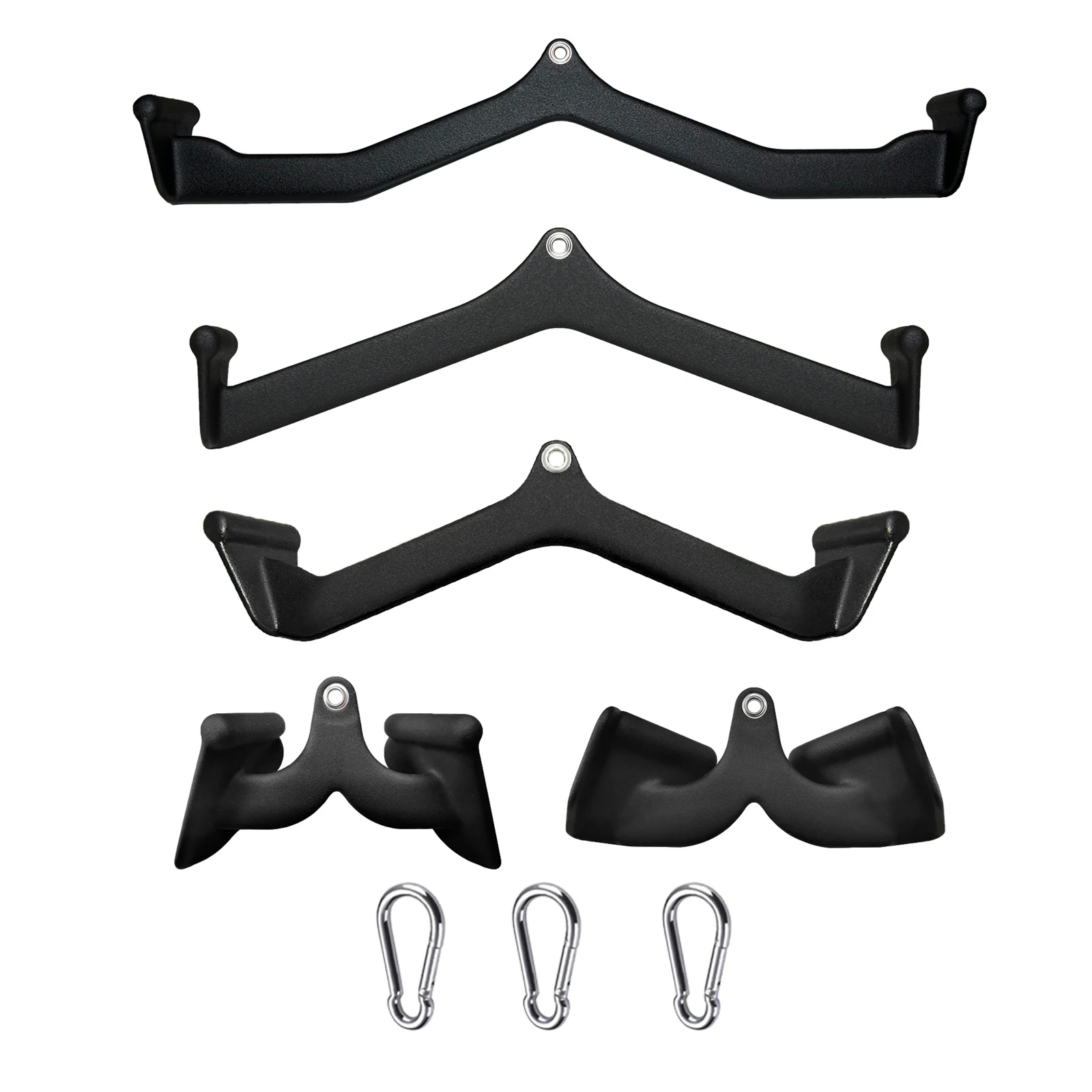 

LAT Pulldown Attachments, LAT Bar Cable Machine Attachment,T-bar V-bar, LAT Pull Down Bars, Back Tricep Bar Strength Training Ha