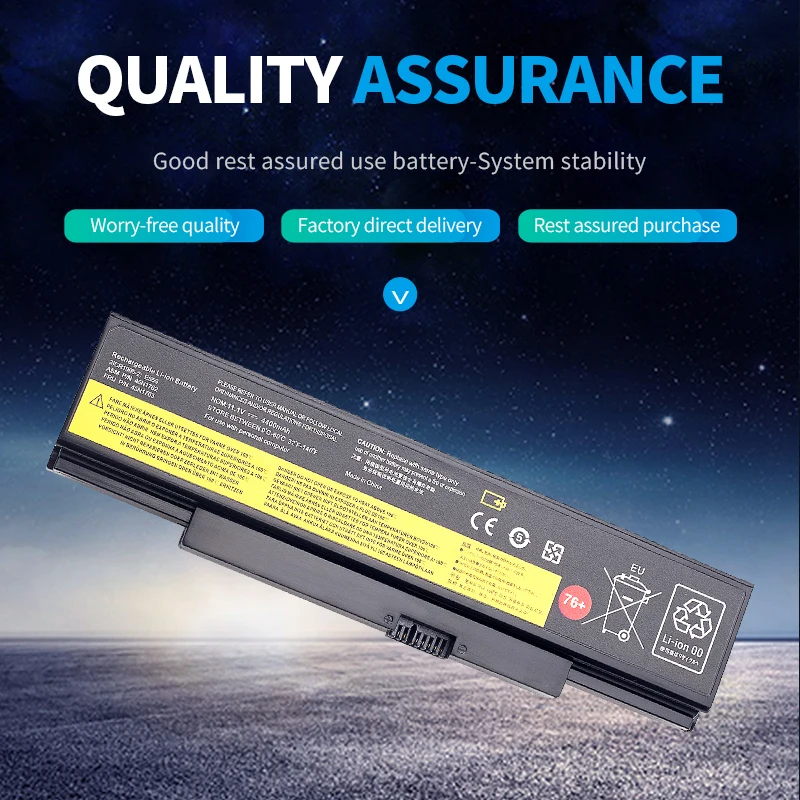 SOMI 45N1762 76+ Laptop Battery For Lenovo ThinkPad E550 E550C E555 E560 45N1758 45N1760 45N1761 45N1763