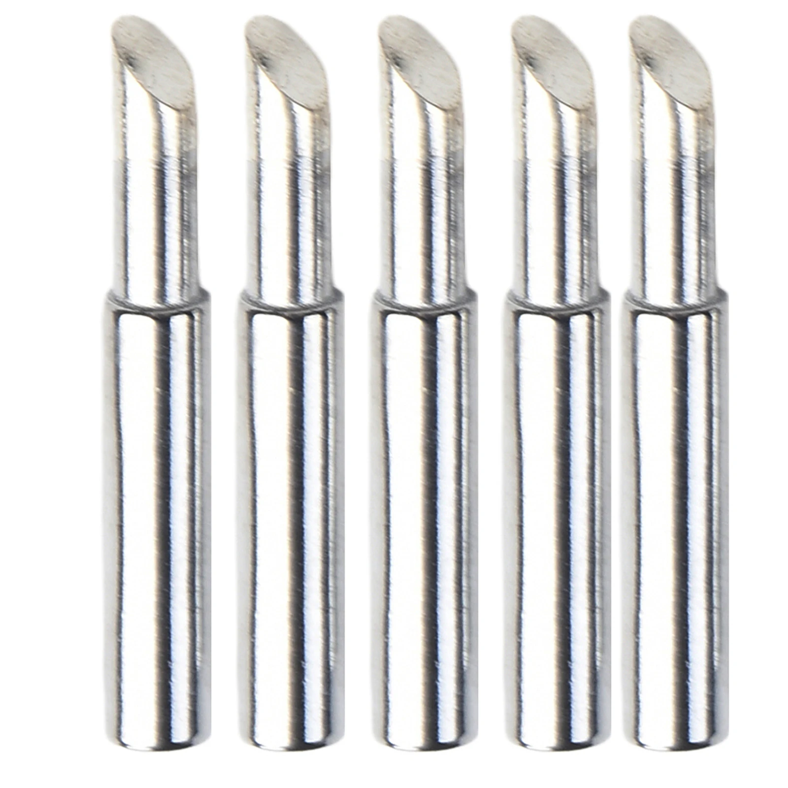 

Nozzle Soldering Iron Tips Soldering Tools 5pcs Pure Copper Silver Soldering Iron Welding For 936 Lower Temperature