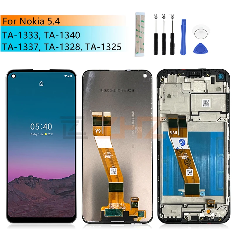 For Nokia 5.4 LCD Display Touch Screen Digitizer Assembly For Nokia 5.4 Display Replacement Repair parts 6.39\