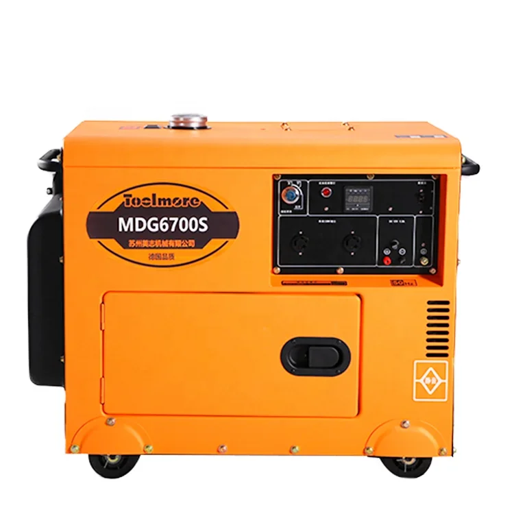 portable diesel generator diesel silent with AVR small silent diesel generators 6kva