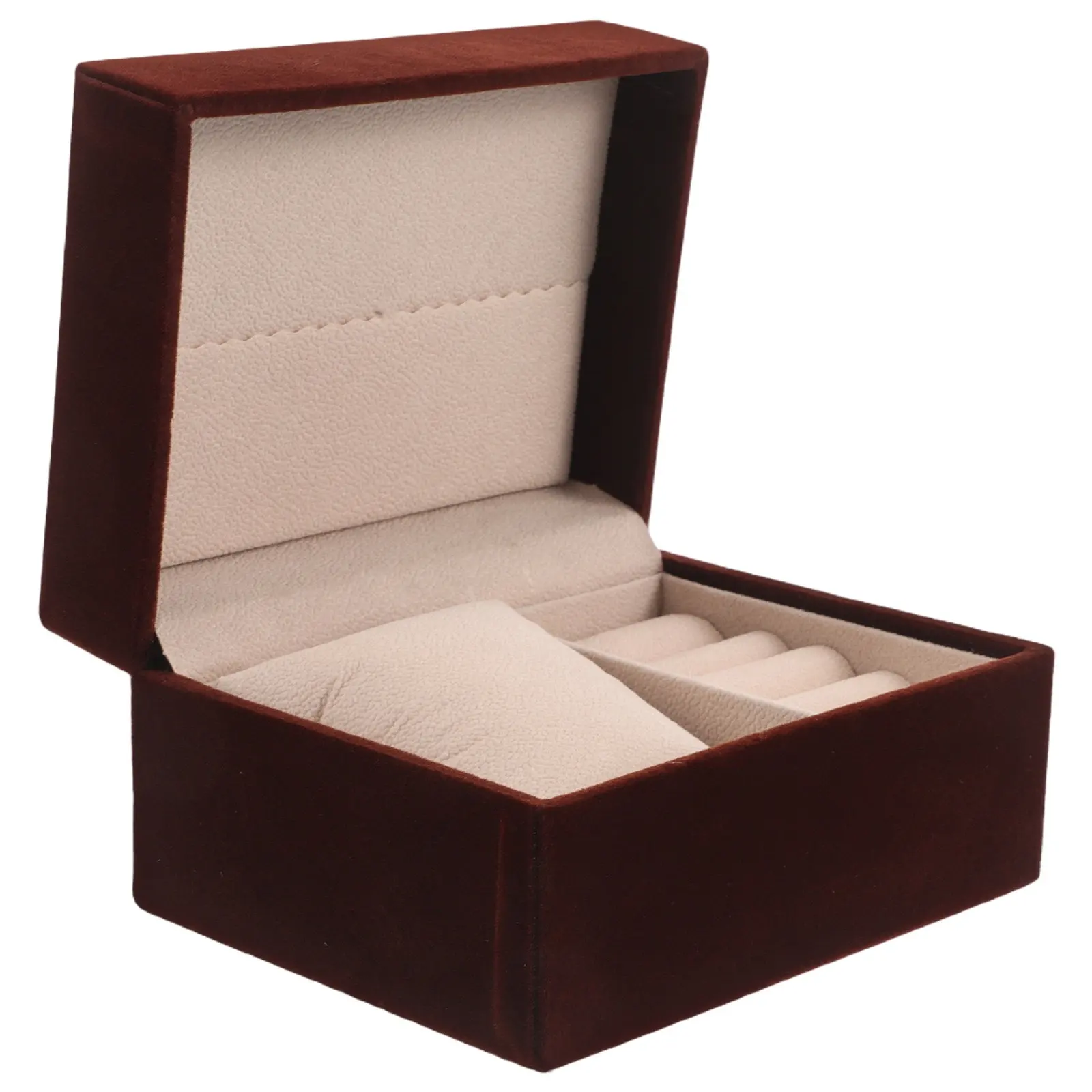 

Jewelry Box Organizer for Watches Rings Bracelets Bangles Travel Storage Display Case Gift Ready Small Portable Jewelry