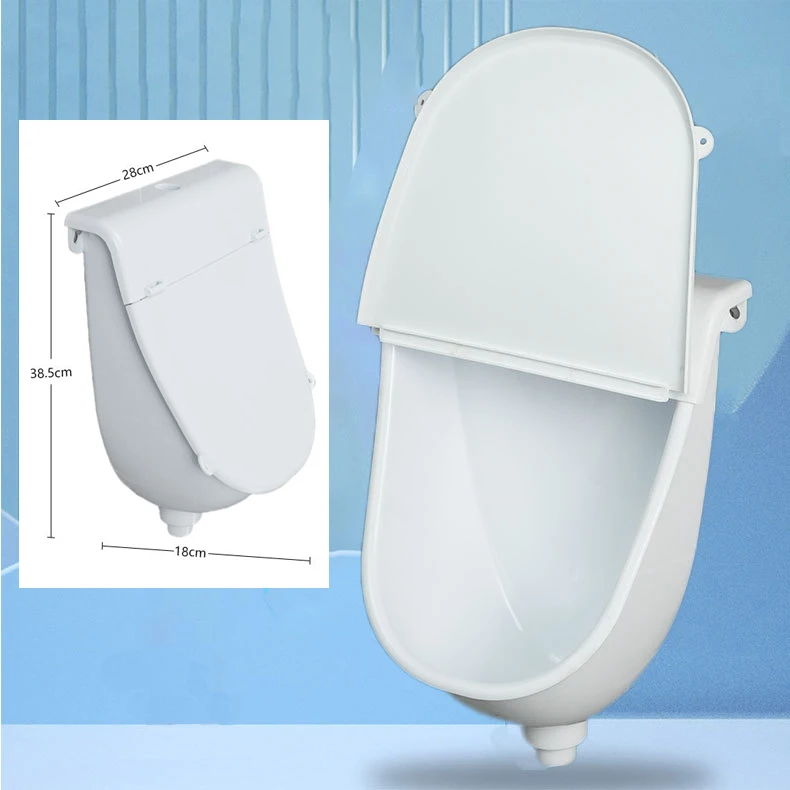 Wall-mounted Urinal With Lid And Hole-free Design Bathroom Sanitary Ware Urinal For Home Use