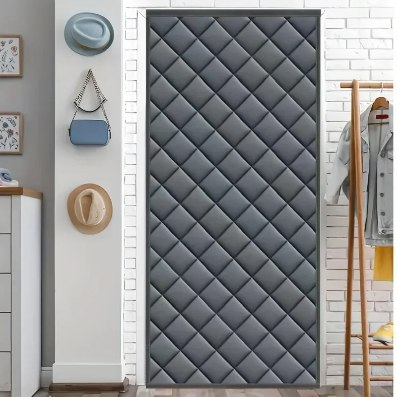 

Зимние домашние дверные шторы, звукоизоляционные, морозостойкие, теплая изоляция для конфиденциальности, семейное использование