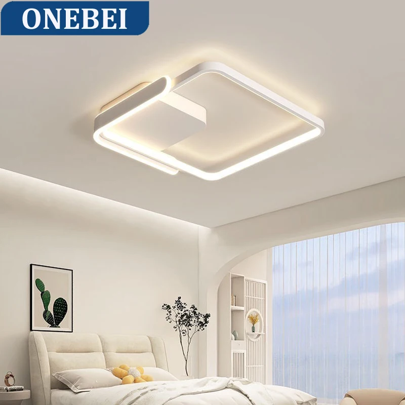 

ONEBEI Modern LED Ceiling Light For Living Room Bedroom Dining Room Lustre Lighting Room Decoration Indoor Home Appliances