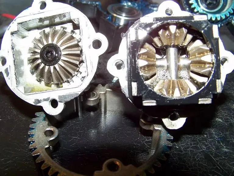 Volledig metalen behuizing differentieel met volledig metalen paraplu-tandwielen voor 1:5 HPI KM ROVAN BAJA 5B 5T 5SC