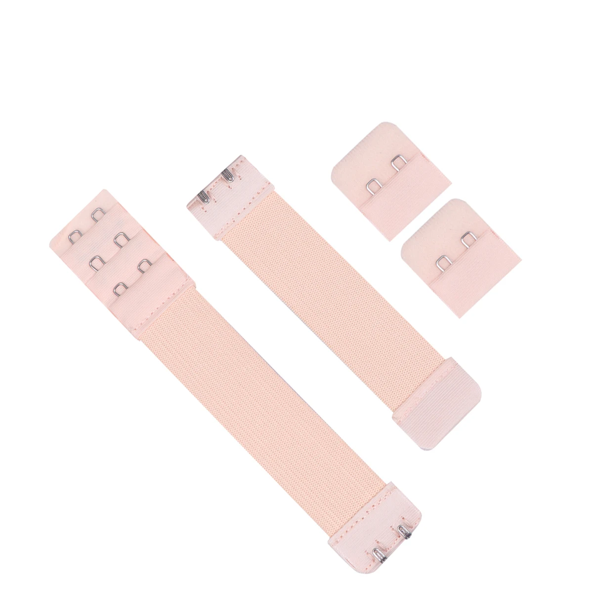 

4pcs Bra Band Extenders Adjustable Length Soft Stretchy Bands Underwear Buckle Straps Back Extenders Lingerie Holders