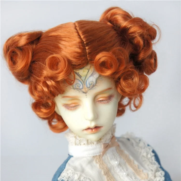 JD491 Pretty Braids BJD Synthetic Mohair Wigs For Size 9-10inch 10-11 inch Doll Hair  Blythes Wig Cheap Accessories