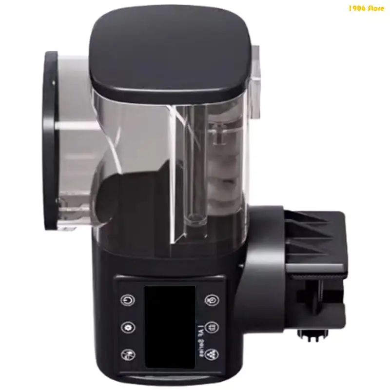 U1JB Automatic Aquariums Fish Feeder Programmable Timer Quiet Operations Feeding Tool