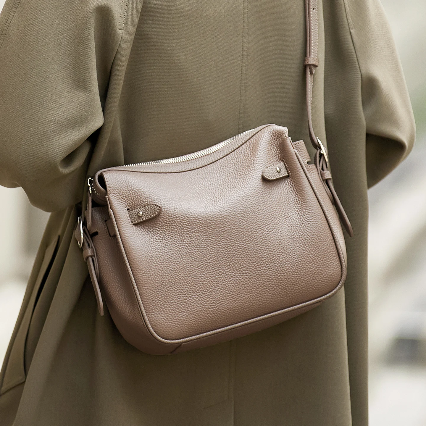 

2015 New Luxurious Women Leather Purses ZOOLER First Cow Leather Crossbody Bag Soft Handmade Shoulder Messenger Bag #HY675