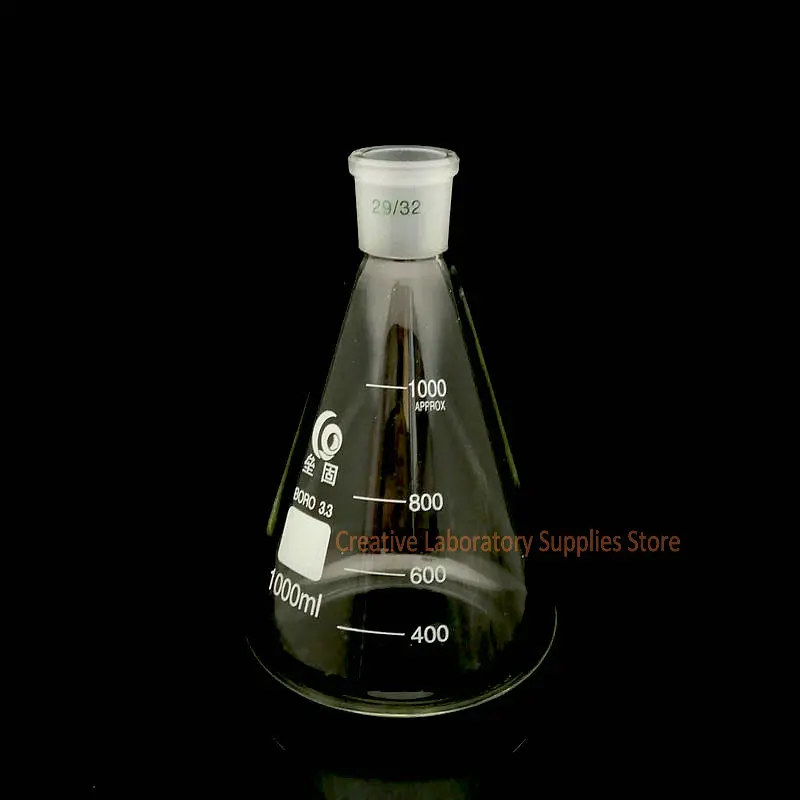 

1 шт. Лабораторная коническая колба из высококачественного боросиликатного стекла, объемом от 25 мл до 2000 мл, стандартного калибра, для экспериментальных работ.