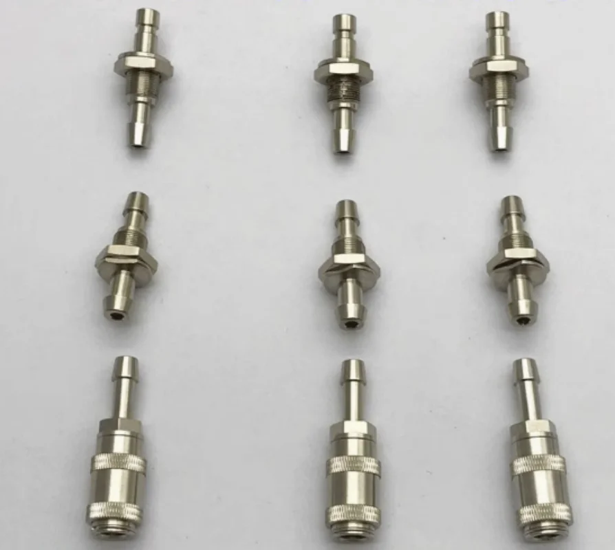 

10pcs Blood pressure cuff adapter metal joint blood pressure monitor cuff extension pagoda male head female head